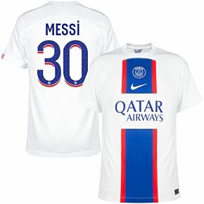 22-23 PSG 3rd Shirt + Messi 30 (Ligue 1)