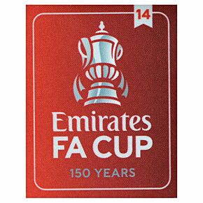 21-22 Emirates FA Cup 150 Years 14 Times Winners Patch (Single)