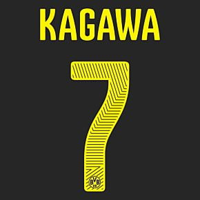 Kagawa 7 - Boys 14-15 Borussia Dortmund Away Official Name & Number