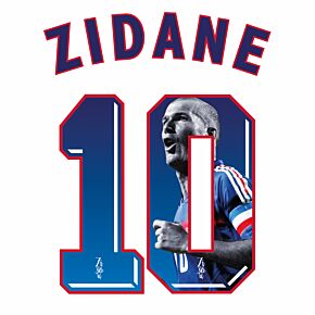 Zidane 10 (1998 Gallery Printing) - France Away