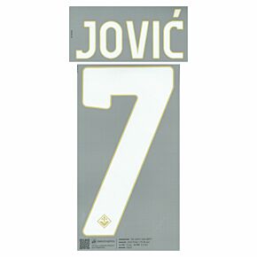 Jović 7 (Official Printing) - 22-23 Fiorentina 3rd