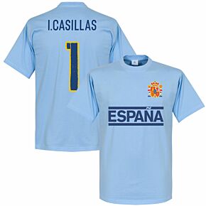 Spain Casillas Team Tee - Sky