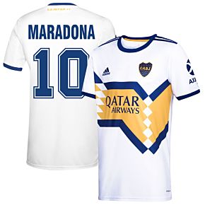 20-21 Boca Juniors Away Shirt+Maradona 10 (Retro Fan Style)Style)