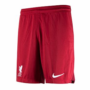 22-23 Liverpool Home Shorts - Kids