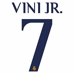 Vini Jr. 7 (Official Cup Printing) - 23-24 Real Madrid Home