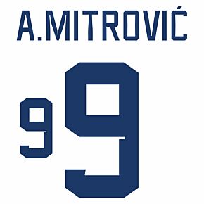 A.Mitrović 9 (Official Printing) - 22-23 Serbia Away