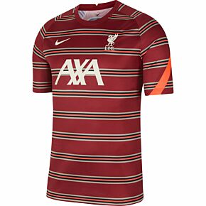 21-22 Liverpool Dr-Fit Pre-Match Top - Red