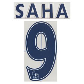 Saha 9 - 08-09 Man Utd Away Official Sencilia Name & Number