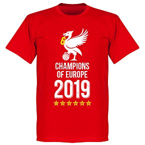 Liverpool Champions of Europe Tee - Red
