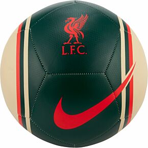 21-22 Liverpool Pitch Football - Green/Cream - (Size 5)