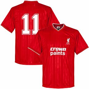 1986 Liverpool Home Retro Shirt + No.11