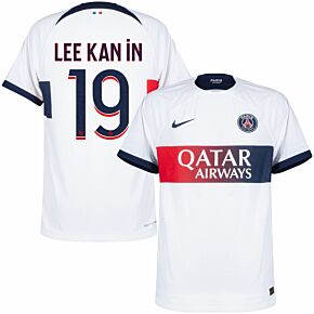 23-24 PSG Dri-Fit ADV Match Away Shirt + Lee Lang In 19 (Ligue 1)