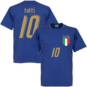 2006 Italy Totti Tee - Royal