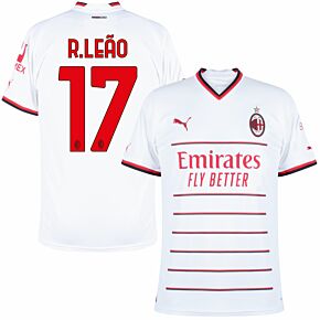 22-23 AC Milan Away Shirt + R.Leão 17 (Official Printing)