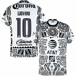 20-21 Club America 3rd Shirt + Giovani 10 (Fan Style Printing)