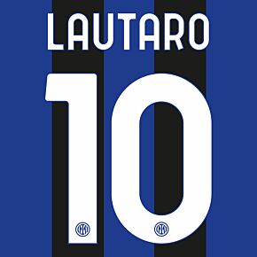 Lautaro 10 (Official Printing) - 23-24 Inter Milan Home