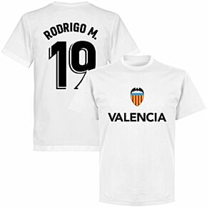 Valencia Rodrigo M. 19 Team T-shirt - White