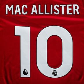 Mac Allister 10 (Premier League) - 23-24 Liverpool Home (Special Player Size)