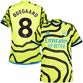 23-24 Arsenal Authentic Away Shirt + Ødegaard 8 (Premier League)