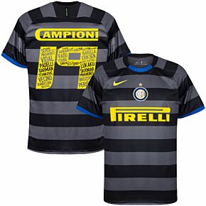 20-21 Inter Milan 3rd Shirt + Campioni 19 Squad Printing