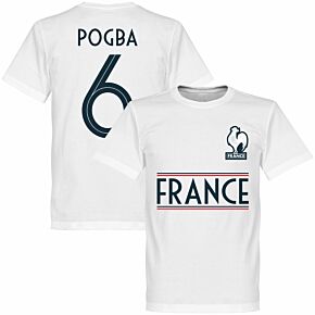 France Pogba 6 Team Tee - White