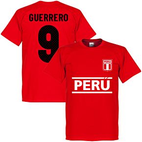 Peru Guerrero 9 Team Tee - Red