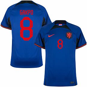 22-23 Holland Away Shirt + Gakpo 8 (Official Printing)