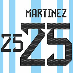 Martinez 25 (2 Star Official Printing) - 22-23 Argentina Home