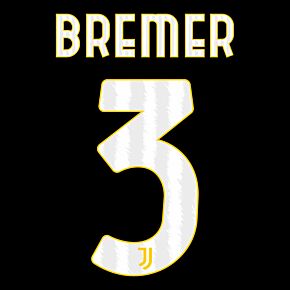 Bremer 3 (Official Printing) - 23-24 Juventus Home