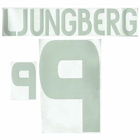 Ljungberg 9 - 03-04 Sweden Away Official Name and Number Transfer