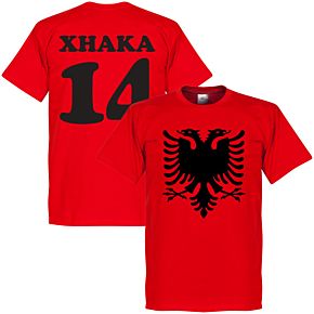 Albania Eagle Xhaka 14 Tee - Red