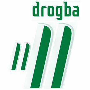 Drogba 11 - 06-07 Ivory Coast Away Official Name and Number