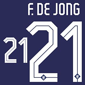 F. De Jong 21 (Official Printing) - 24-25 Holland Away