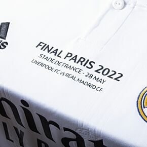 21-22 UEFA Champions League Final Official Transfer - 22-23 Real Madrid Home