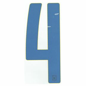 Italy Away Official 2014 / 2015 Individual Back Numbers - 265mm