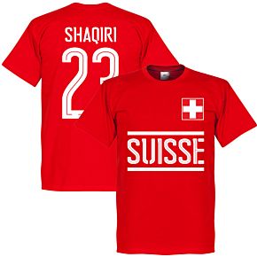 Switzerland Shaqiri Team Tee - Red
