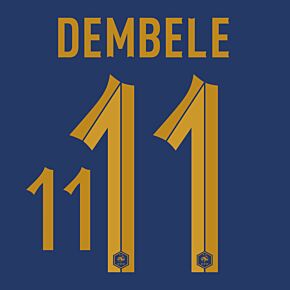 Dembele 11 (Official Printing) - 22-23 France Home