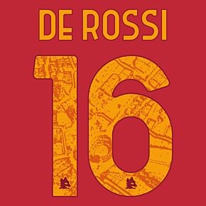 De Rossi 16 (Official Printing) - 23-24 AS Roma Home