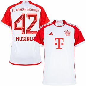 23-24 Bayern Munich Home KIDS Shirt + Musiala 42 (Official Printing)