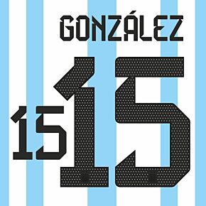 González 15 (Official Printing) - 22-23 Argentina Home