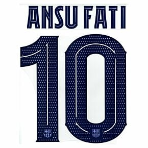 Ansu Fati 10 (Cup Style) - 21-22 Barcelona Away