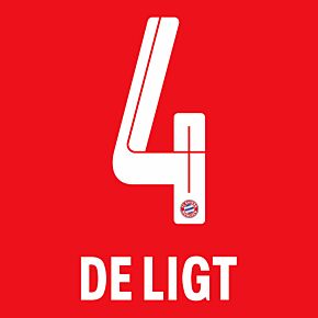 De Ligt 4 (Official Printing) - 21-23 Bayern Munich Home