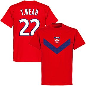 Lille T. Weah 22 Team T-shirt - Red