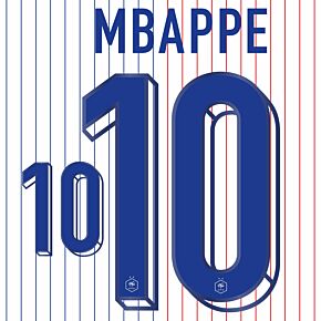 Mbappe 10 (Official Printing) - 24-25 France KIDS Away