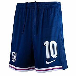 24-25 England Home Shorts + No.10 (Official Printing)