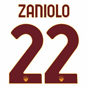 Zaniolo 22 (Official Printing) - 22-23 AS Roma Away