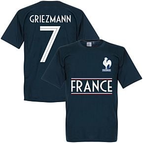 France Griezmann 7 Team Tee - Navy