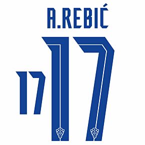 A.Rebić 17 (Official Printing) - 20-21 Croatia Home