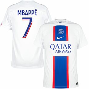 22-23 PSG 3rd Shirt + Mbappé 7 (Ligue 1)