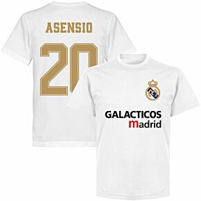 Galácticos Madrid Asensio 20 Team T-shirt - White
